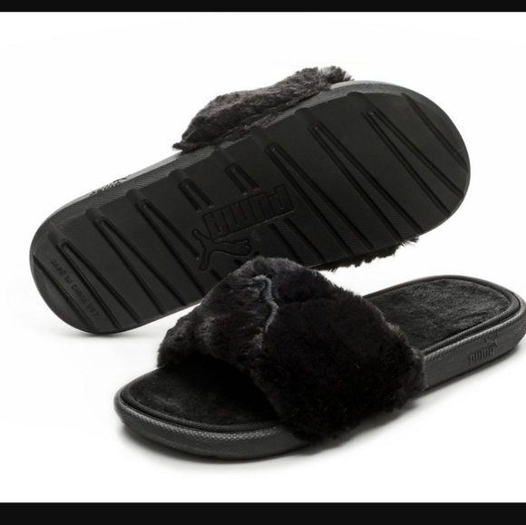 🖤Puma🖤fluffy cool cat sandals🖤 - Picture 3 of 3